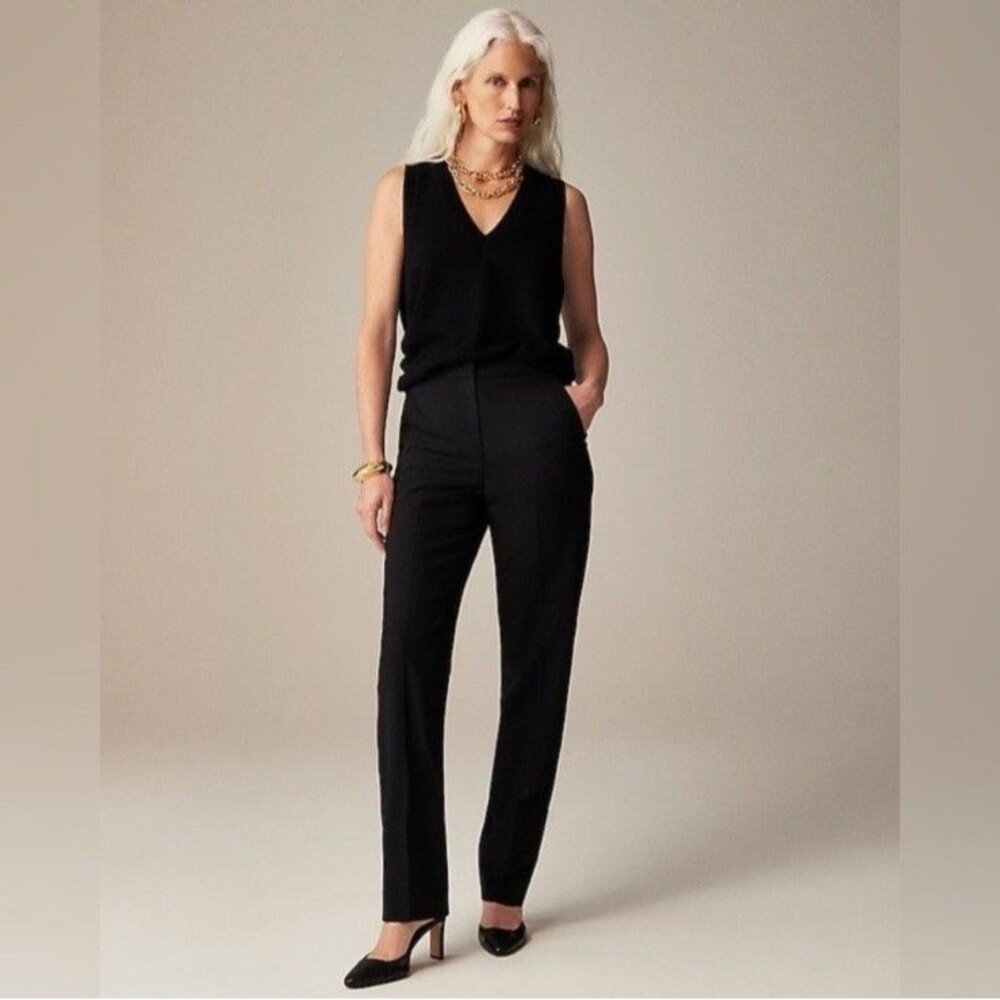J.Crew Women’s Full-length Kate pant in Italian bi-stretch wool blend NWT Size 6